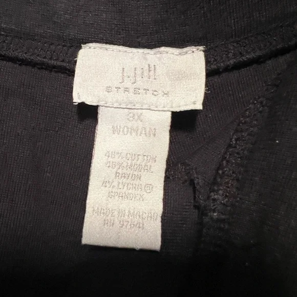 JJill Casual Black knit Pants size 3X - Picture 5 of 5